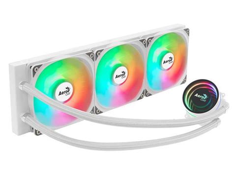 Aerocool Oasis L360 White - 360mm ARGB Liquid Cooler - Intel LGA1851/LGA1700 . 